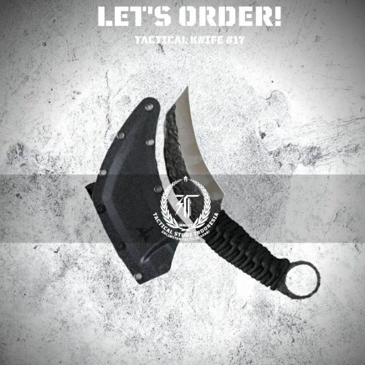 Tactical Store Indonesia Tactical Knife Wr 17 - Pisau Tactical Outdoor Survival