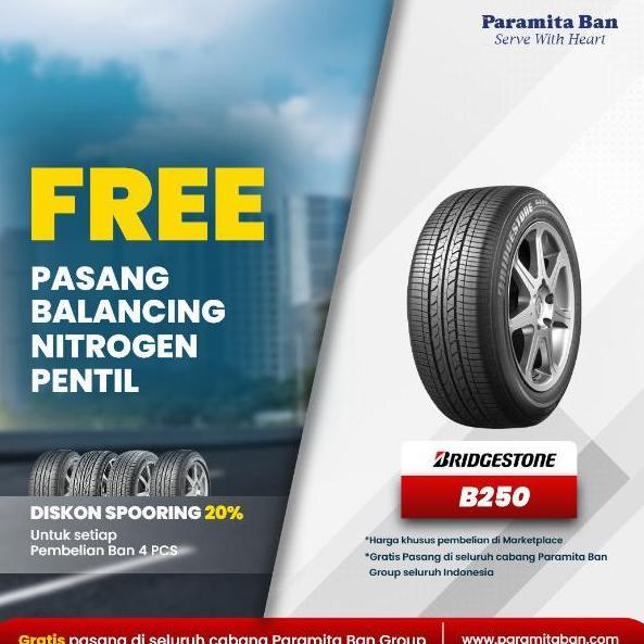 Terlaris Ban Bridgestone B250 185/70 14 Ban Mobil R14