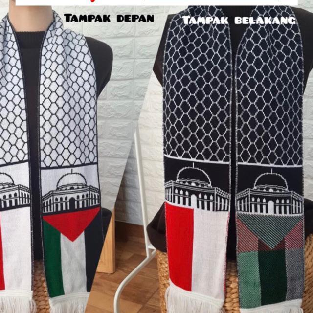 Syal Palestina / Syal Palestina Rajut/Syal Palestina Premium