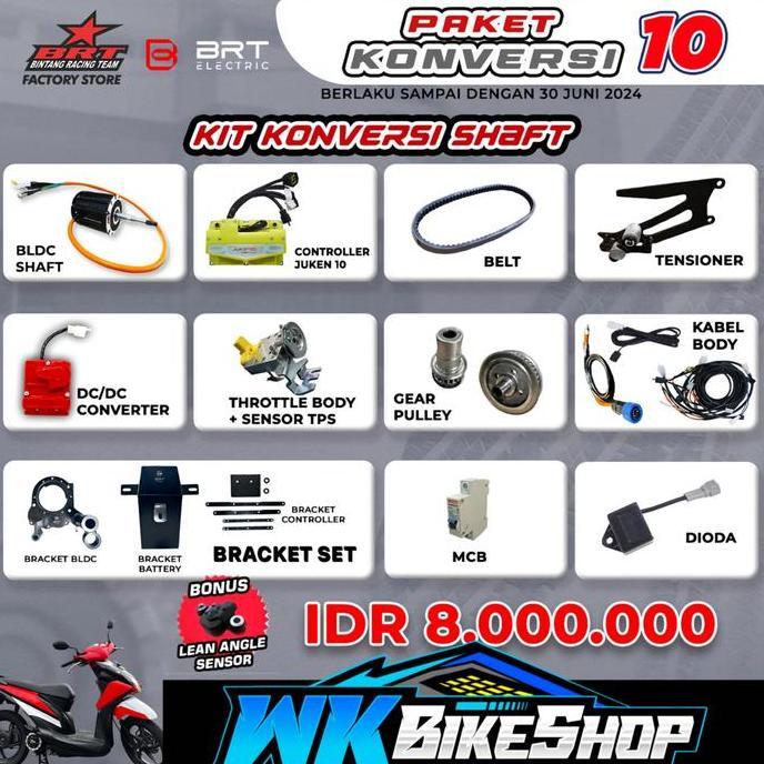 Terlaris Paket Konversi Motor Listrik Brt Elektrik ( 2Kw / 3Kw )