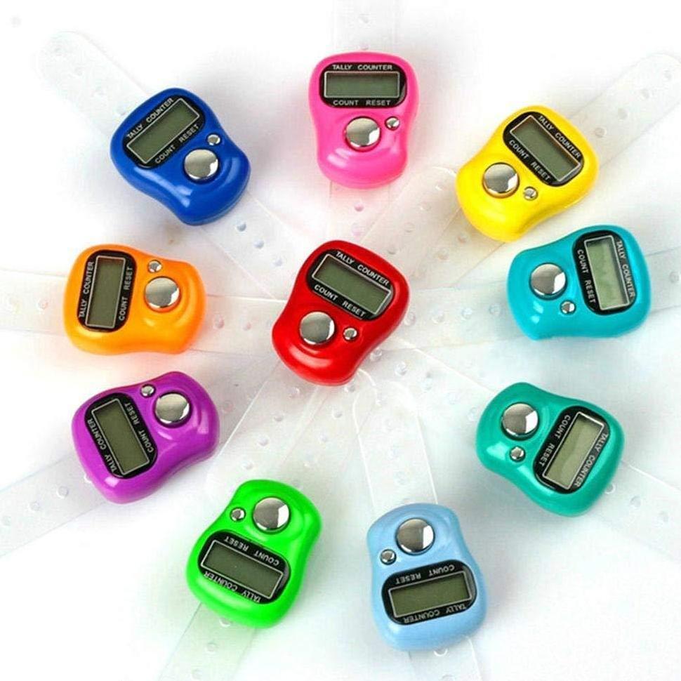 Super Deal [Gk] Tasbih Digital Souvenir Emd777 Alat Hitung Led Jari Counter Tally Tasbeh Ibadah Mini