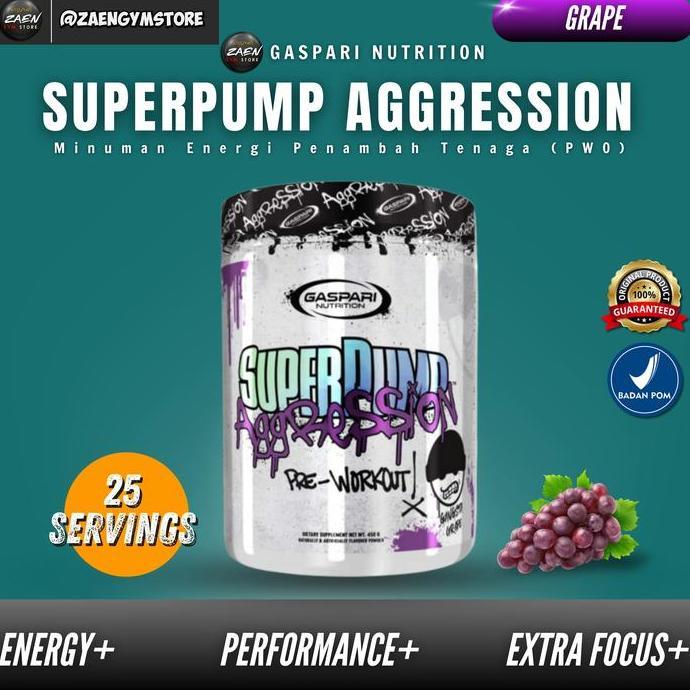 Gaspari Nutrition Superpump 360 Gram Aggressions Pre Workout