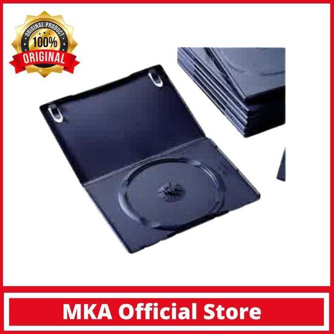 GT PRO CD-DVD CASE/ TEMPAT CD-DVD (Single) - Single Tebal Hitam