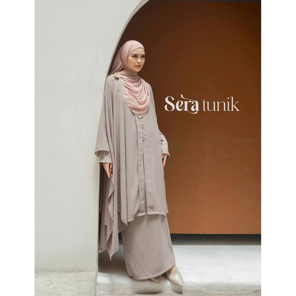 Promo Azmiza-Tunik Sera(Hanya Tunik Saja)-Tunik Bahan Sahara Platinum