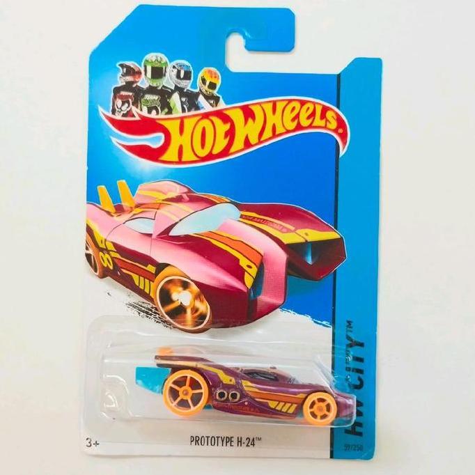 HOTWHEELS HOT WHEELS PROTOTYPE H 24 H24 UNGU 2014 HW CITY FUN99