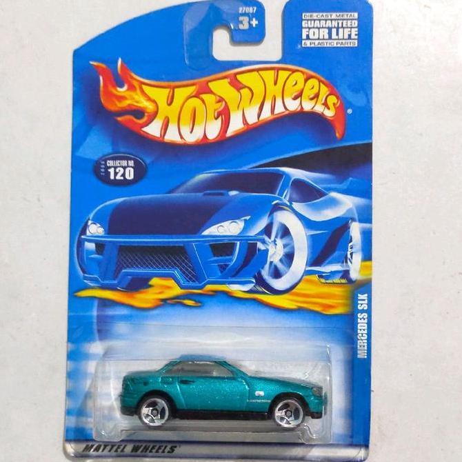 HOTWHEELS HOT WHEELS MERCEDES BENZ SLK TOSCA 2001 BASE BESI RARE FUN99