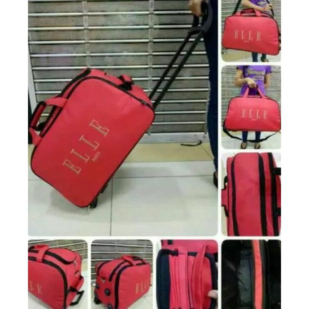 Tas Travel Bag Jumbo Troley Elle Roda Tas Pakaian Tas Travel