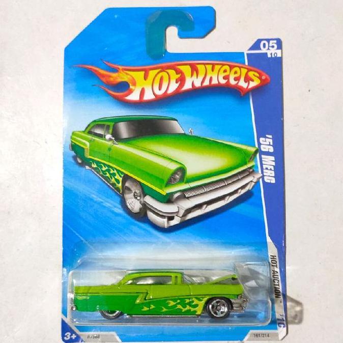 HOTWHEELS HOT WHEELS 56 MERC HIJAU 2010 HOT AUCTION OPEN KAP MESIN FUN99