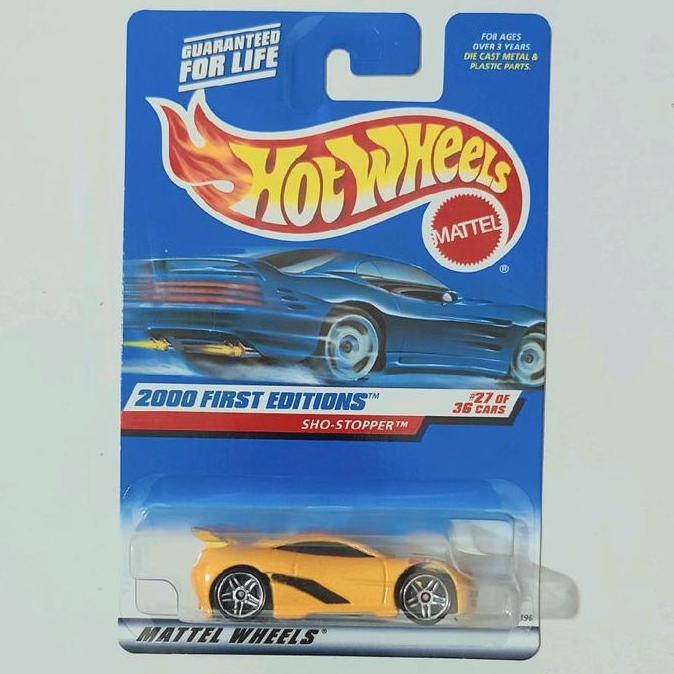 HOTWHEELS HOT WHEELS SHO STOPPER KUNING 2000 FIRST EDITIONS RARE FUN99