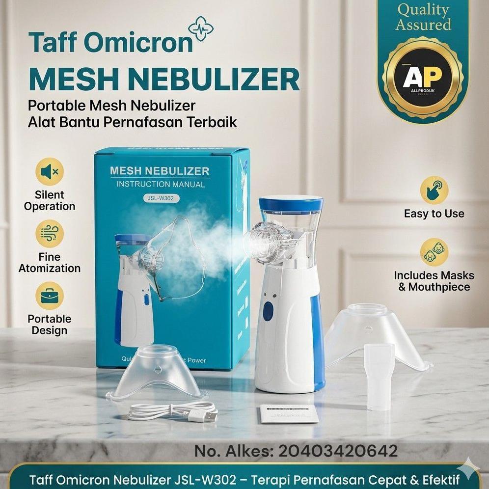 Nebulizer Portable / Alat Nebulizer Anak / Nebulizer W302