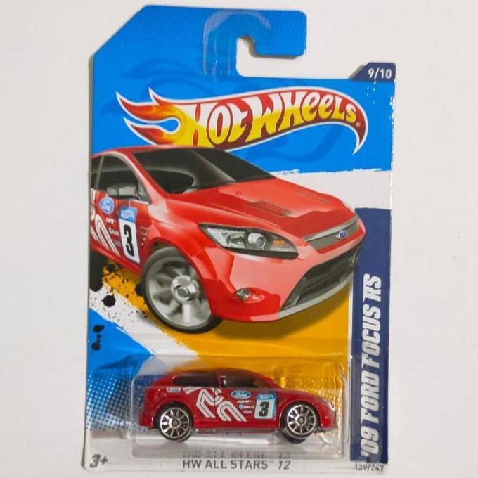 HOTWHEELS HOT WHEELS 09 FORD FOCUS RS MERAH 2012 ALL STARS FUN99