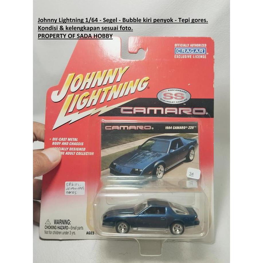 JOHNNY LIGHTNING 1984 CHEVROLET CAMARO Z28 DARK BLUE CADATOYS