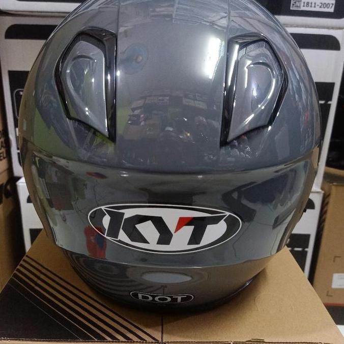 Testa- Kyt Helm Kyoto R Polos Putih Dengan Busa Comfort Removeble Dan Ventilasi Udara Aero Dinamis U