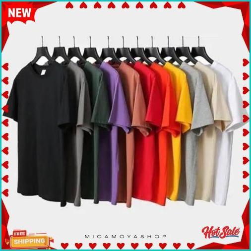 Exclusive {Langsung Dari Pabrik} Kaos Polos||Kaos Oblong Polos||Kaos Pria Wanita