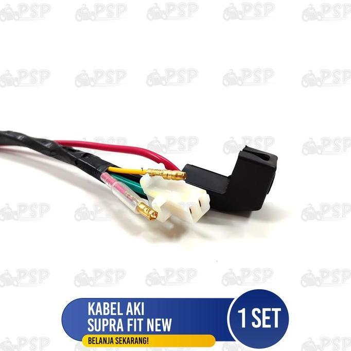 amandacuan / Kabel Aki Assy Supra Fit New - Harness Wire Accu Komplit Honda Fit New 2006 KTL Supra F