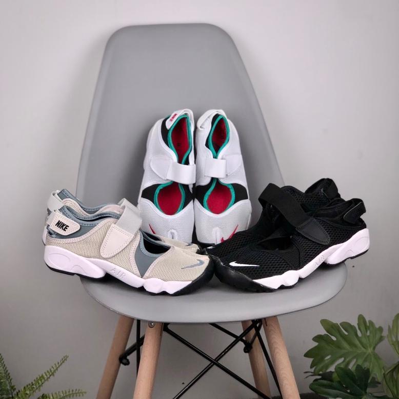 FLASH SALE Sepatu Running olahraga Air Rift Ninja Aqua Rift black white pink grey