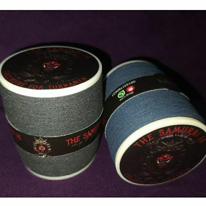 BACOPERSPACE GELASAN SAMURAI SENAR MATI TOTAL HITAM/BIRU KUAT SALE