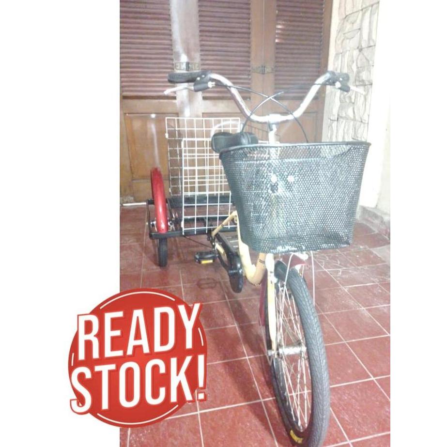 Terlaris Sepeda Roda Tiga Dewasa Cargo Keranjang 20Inch - Ready Stock