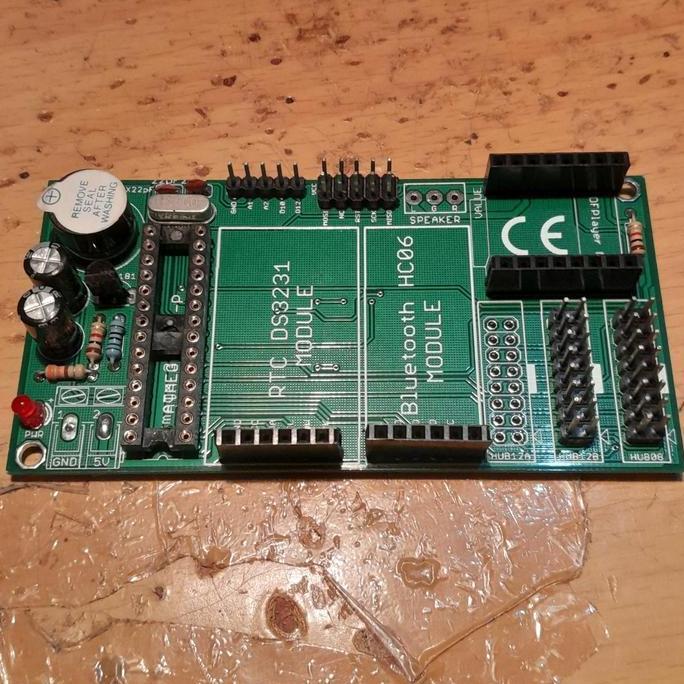 KIT ATMEGA328 ATMEGA 8 16 328 RTC MP3 BLUETOOTH 3X HUB-12 P10 BUZZER JWS CLOCK SAF12