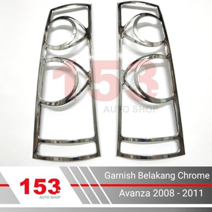 Garnish Belakang Chrome Avanza/Xenia 2008 - 2011