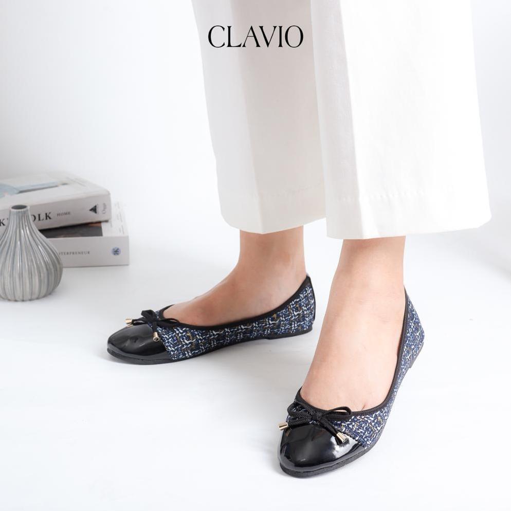 FAST DELIVERY CLAVIO Clarissa Sepatu Wanita Flat Shoes Super Empuk