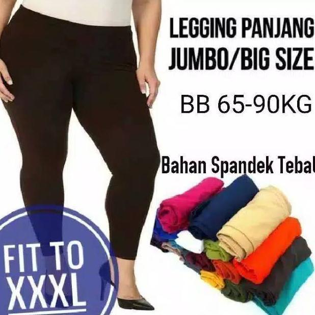 PROMO Legging Wanita Jumbo Tebal Premium Celana Legging Jumbo Tebal Import Celana Legging Wanita Jum