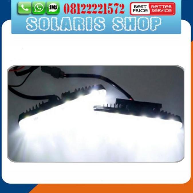 rahmutomo / Lampu DRL LED/DRL LED 6 Titik/Lampu LED DRL Mobil UNIVERSAL++++....... Diskon