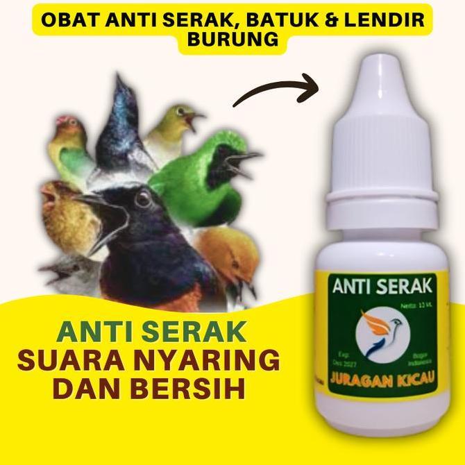 Obat Anti Serak Burung Herbal Juragan Kicau Untuk Semua Burung Serak Lendir Batuk Allshop