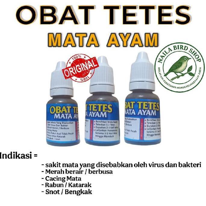 Obat Tetes Mata Ayam Mengobati Snot Katarak Rabun Cacing Mata Dll Obat Ayam  Sakit Mata Sebab Virus 