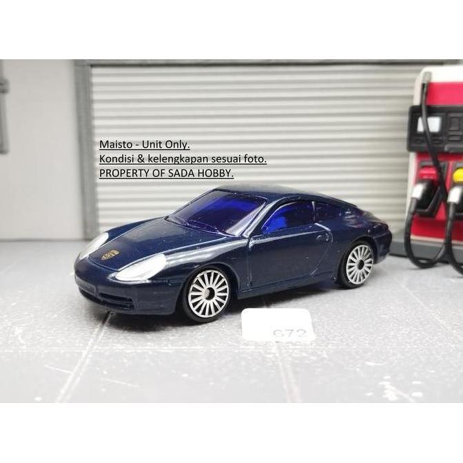 DIECAST MAISTO PORSCHE 911 CARRERA DARK BLUE UNIT ONLY CADATOYS