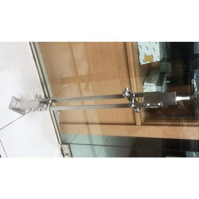 Railing Tiang Kaca Glass Hand Railing Stainless Steel Glass Railing