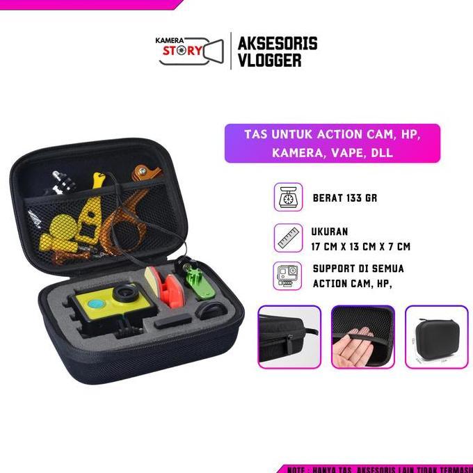 TAS KAMERA SMALL ACTION CAMERA XIAOMI YI / GOPRO / BPRO / YI CAM