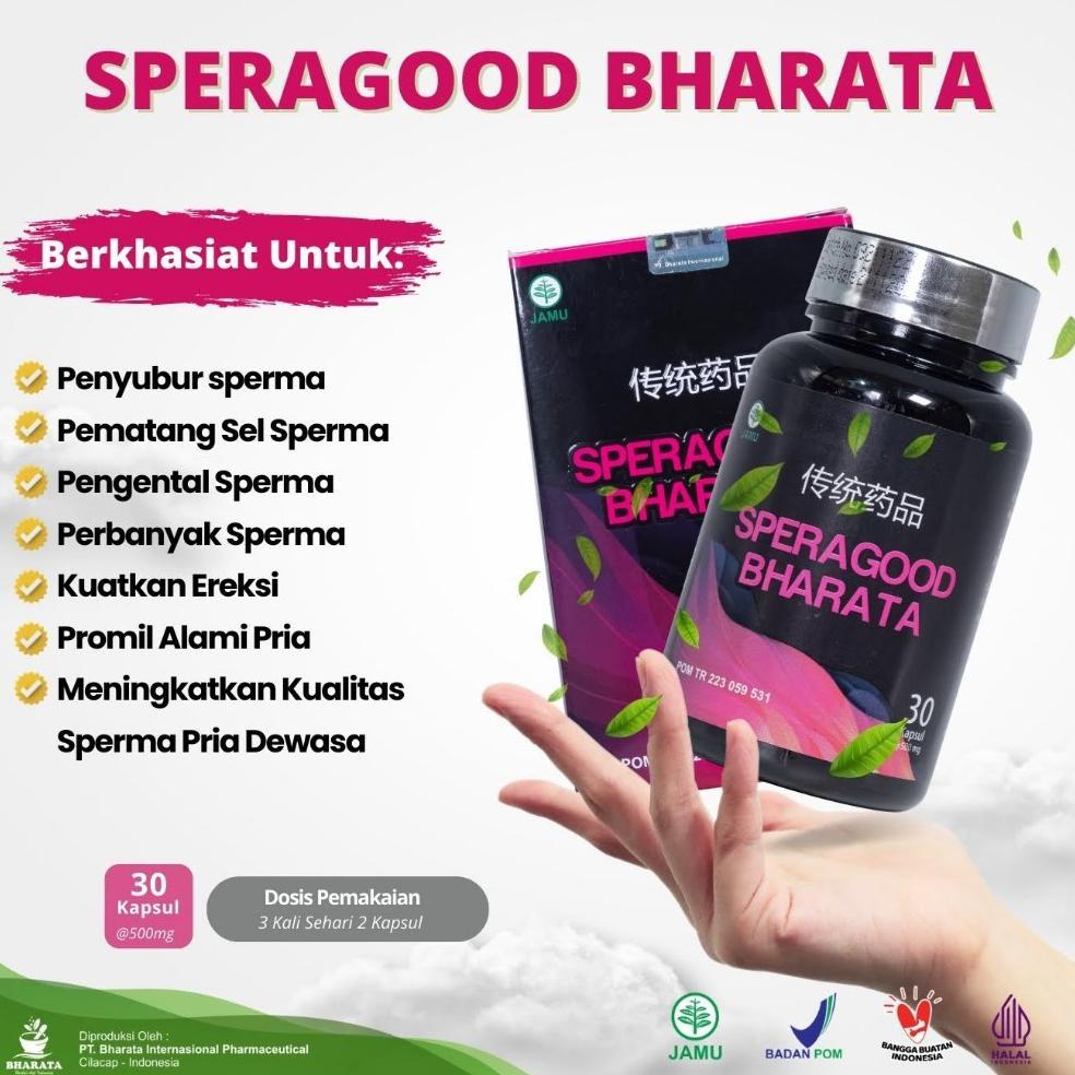 Speragood Bharata Obat Herbal Penyubur Sperma Obat Pengental Sperma Penambah Sperma Ampuh Original