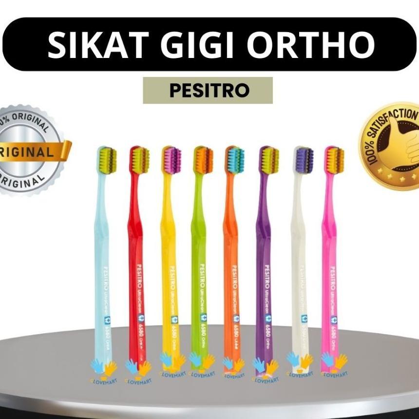 Sikat Gigi Ortho Pesitro / Sikat Gigi Behel / Sikat Gigi Orthodontic / Sikat Gigi Behel