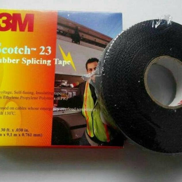 3M Scotch 23 Isolasi Listrik / Rubber Splicing Tape / Karet / Scotch23