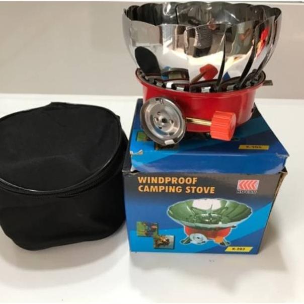 barangunik2021 Kompor Camping Gas Kovar Portable Mini Model Bunga
