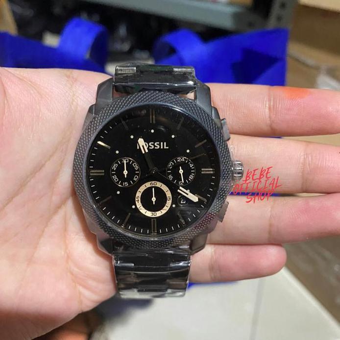 [ORIGINAL] Jam Tangan Pria Fossil FS4682 Machine Chronograph Brown