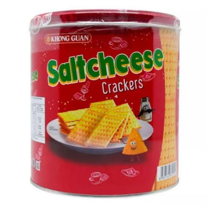 KHONG GUAN saltcheese 336gr crackers keju renyah crispy thin enak