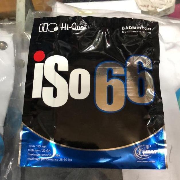 Senar Badminton Hi-Qua HiQua Iso 66 Original Raket