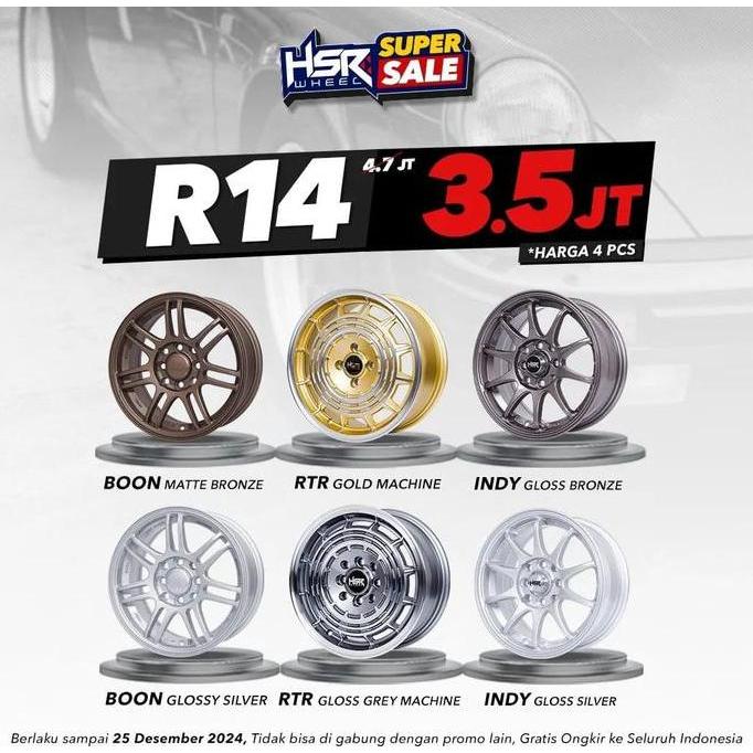 Terlaris Paket Velg Maudus Hsr Ring 15 Plus Ban Accelera Buat Avanza