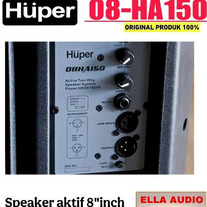 fahmifahstore / Huper 08HA150Professional Speaker Aktif Huper 8'inch 08-ha150 Diskon
