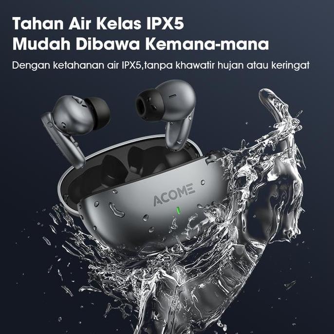 yellowbench / ACOME TWS T8 Headset Wireless Earphone Bluetooth 5.3 IPX5 Waterproof Diskon