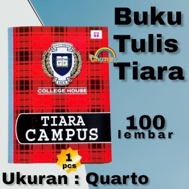 [ ECERAN ] Buku Tulis Tiara 100 Lembar / Buku Tulis 100 lembar / Buku 100 lembar / Buku Tebal / Buku