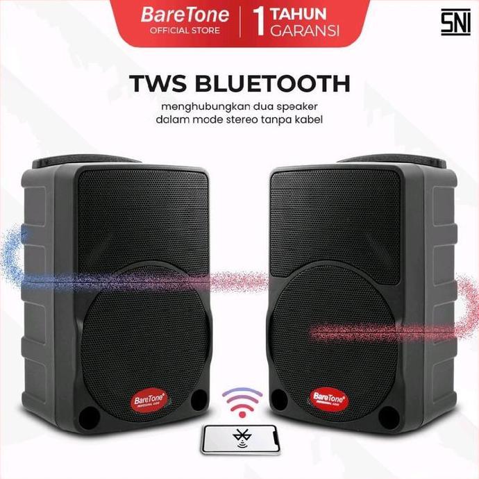 selatansana / Baretone Speaker Portable MAX10C Speaker Bluetooth 10inch Speaker Baretone MAX 10C Dis