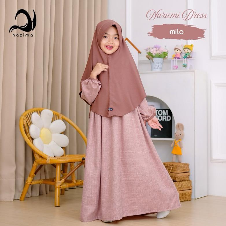 Diskon Nazima Gamis Anak Narumi Dress