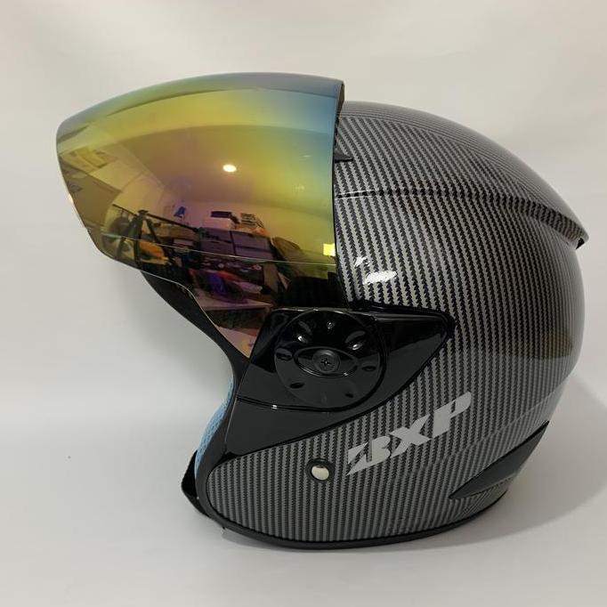 Helm Vision Carbon Glossy - Helmet SNI Dewasa BXP