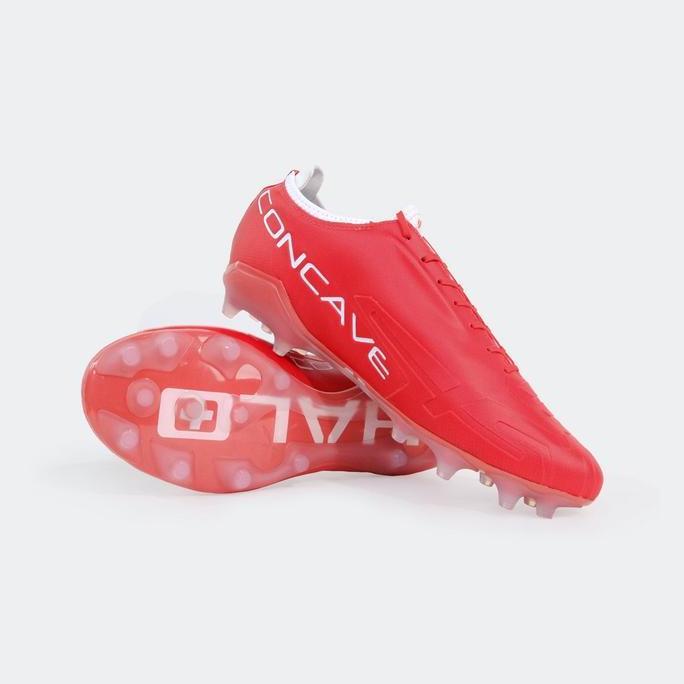 Promo Concave Sepatu Bola - Halo + Maze Ag - Red / White