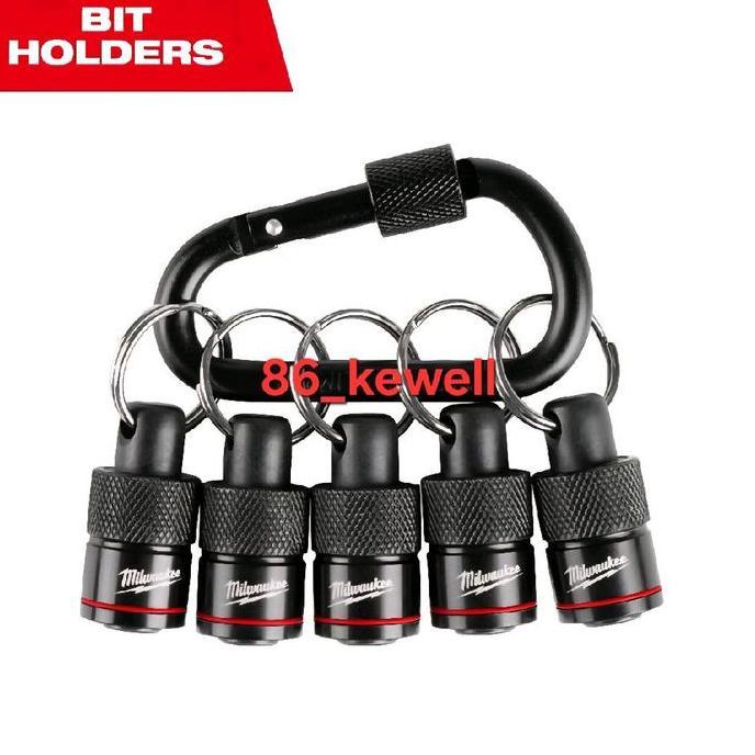 Milwaukee 5-Piece Hex Bit Holder With Carabiner (48-32-4537)