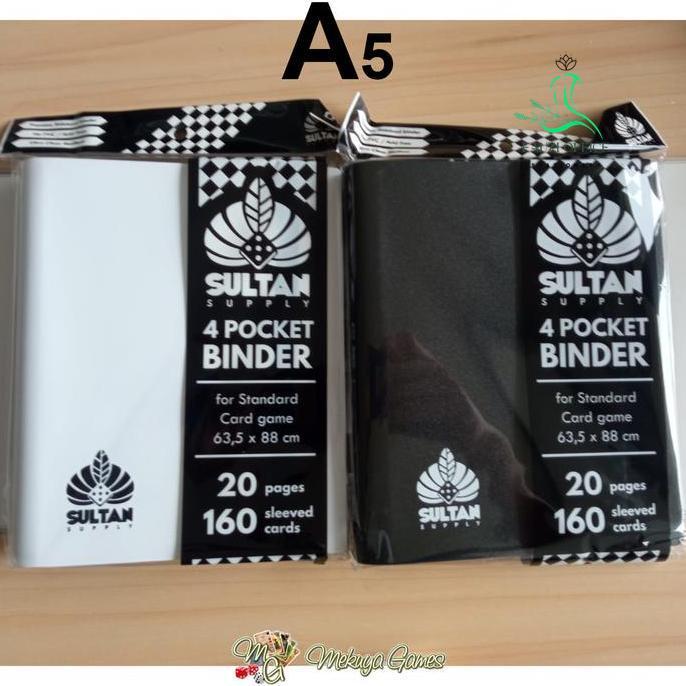 Sultan 4-Pocket A5 Binder 4P 8P 160 Kartu