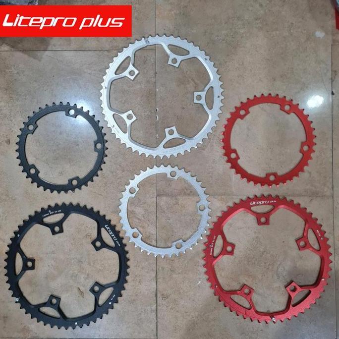 Chainring double LITEPRO ORI 53t 39t 53 39 crankset dual speed